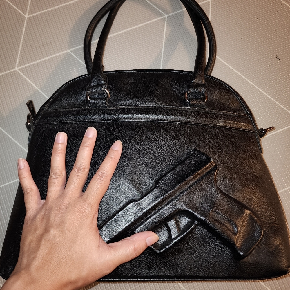 Gun imprint handbag